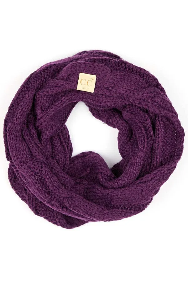 Chunky Knit Infinity Scarf - Little Miss