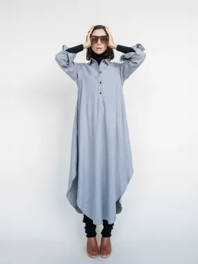 Grey Flannel Shirt/Dress