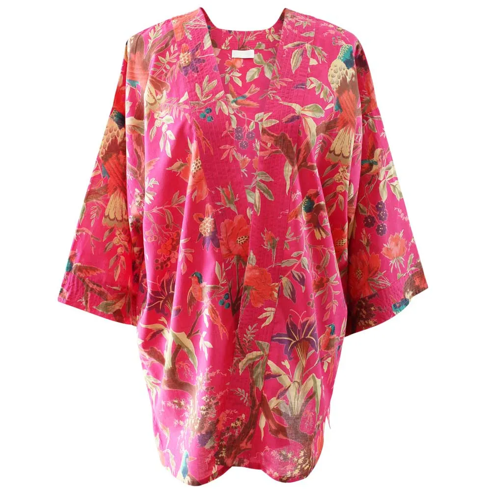 Hot Pink Bird Jacket