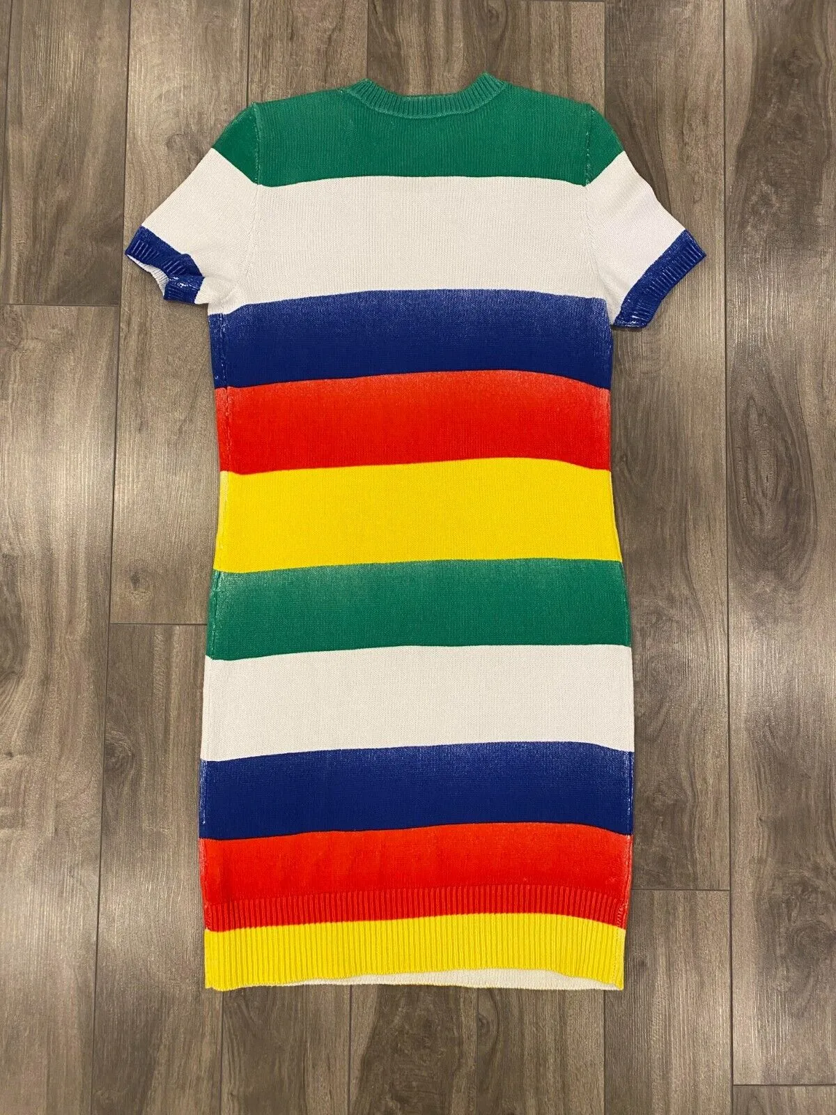 Lauren Ralph Lauren Striped Sweater Dress Womens Small Long Multicolor Polo RL67
