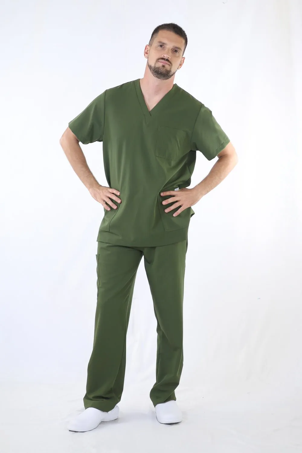 S&C Pro Unisex Scrub Set S2102SP-S2202SP Special Colors | Olive