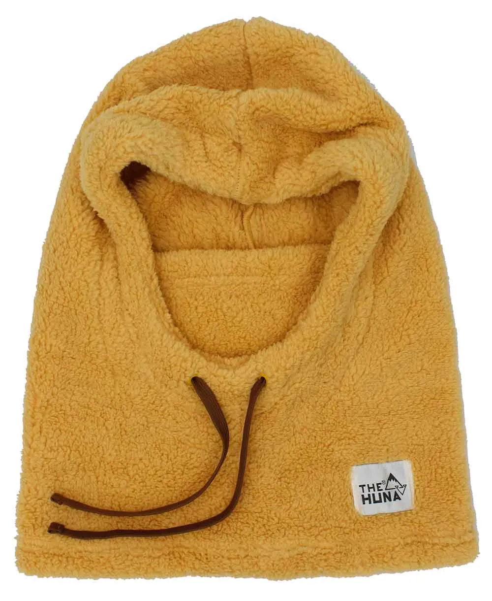 Yellow Gold - Fuzzy Fleece Helmet Hoodie